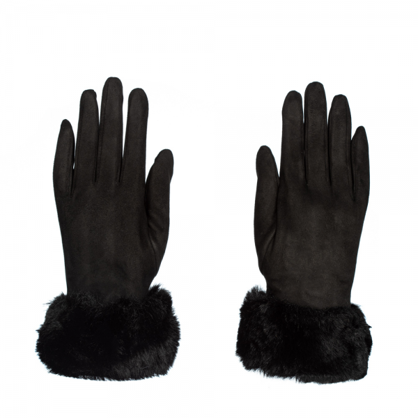 Дамски ръкавици Pifa черен цвят, 3 - Kalapod.bg